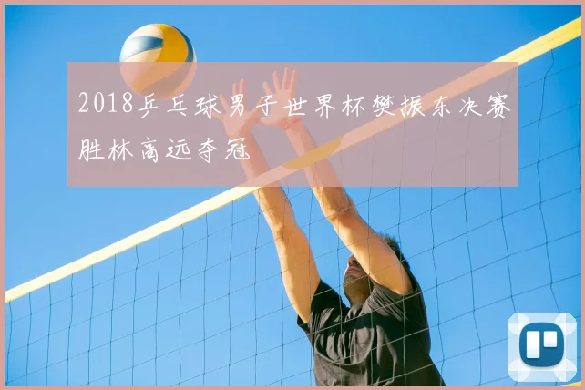 2018乒乓球男子世界杯樊振东决赛胜林高远夺冠